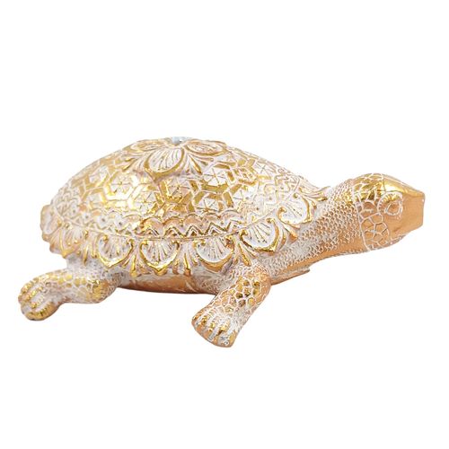 Tartaruga Decorativa 13cm em Resina Youbai