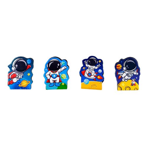 Kit Marcador de Página Magnético 4 Peças em PVC Interponte