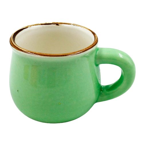 Jogo de Mini Canecas Color 6 Peças 60ml em Porcelana Amigold