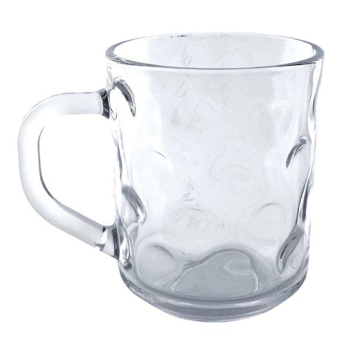 Jogo de Caneca Bubles 3 Peças 245ml em Vidro Inga Import