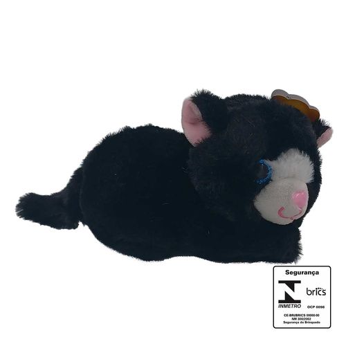 Gato de Pelúcia 17cm em Poliéster Fizzy