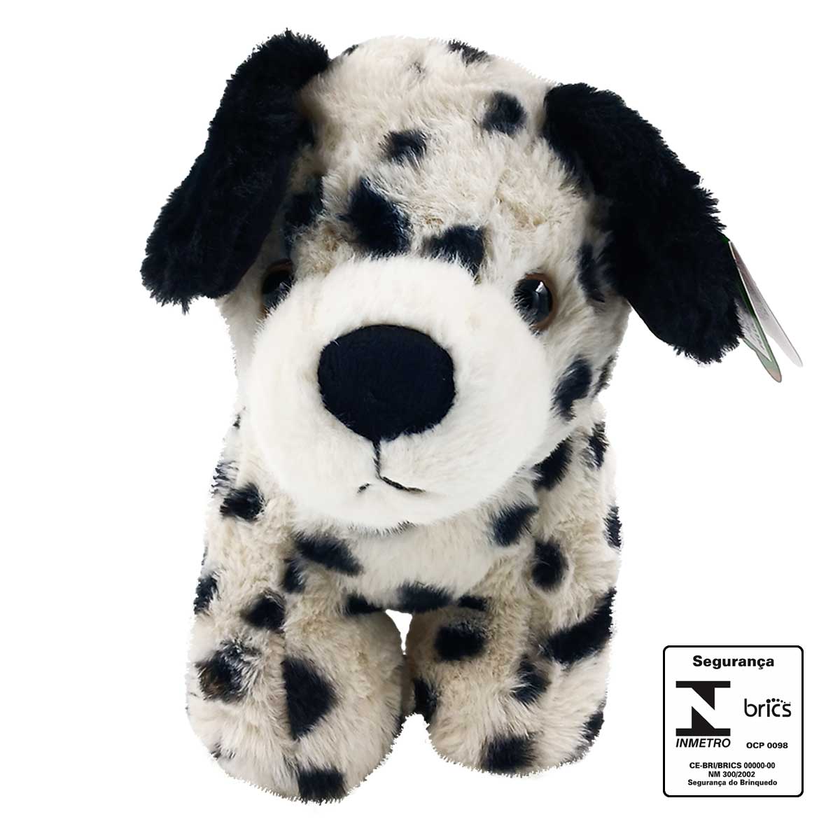 Cachorro de Pelúcia 25cm em Poliéster Fizzy