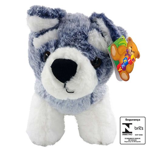 Cachorro de Pelúcia 25cm em Poliéster Fizzy