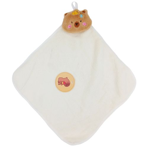 Toalha Bate Mão Capivara 30x30cm em Poliéster FWB