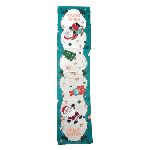 Trilho de Mesa Natalino 150x30cm em Poliéster Multiart