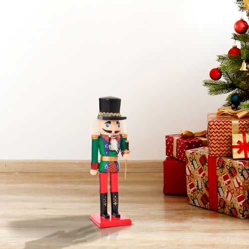 Boneco Quebra- Nozes Decorativo 19x6cm em MDF Fartex