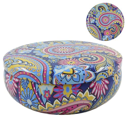 Porta Joia Estampado 13,5cm em Metal Freecom