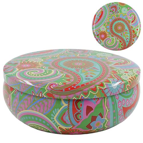 Porta Joia Estampado 13,5cm em Metal Freecom