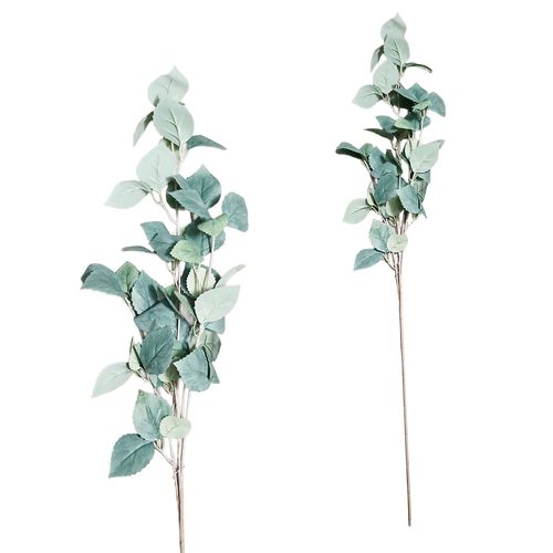 Haste Folha Amora Artificial 115cm em Plástico Bella Garden