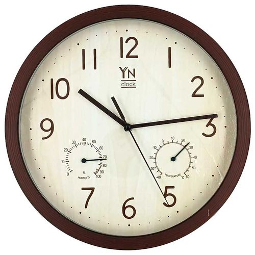 Relógio de Parede Decorativo 25,5cm em Plástico Imporiente