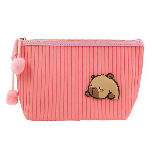 Nécessaire Capivara C/ Pompom 24,5cm em PVC Interponte