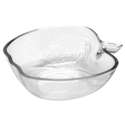 Jogo de Tigelas Maçã 3 Peças em Vidro Rio de Ouro