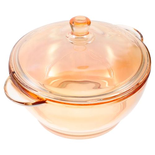 Tigela C/ Tampa 800ml em Vidro Fu Xing