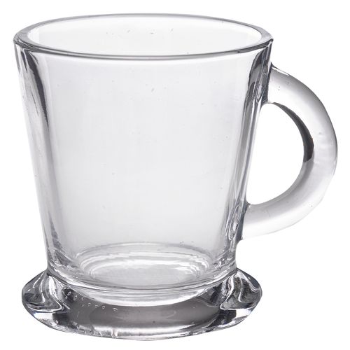 Jogo de Xícaras Glossy 3 Peças 80ml em Vidro Wincy