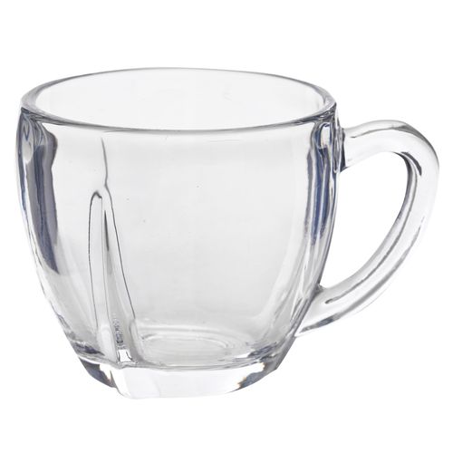 Jogo de Xícaras Mug 6 Peças 110ml em Vidro Wincy