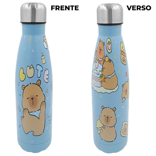 Garrafa Térmica Capivara 500ml em Aço Inox Golden Rio