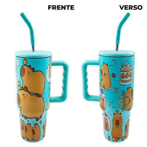 Canecão Térmico Capivara 1200ml em Aço Inox Golden Rio