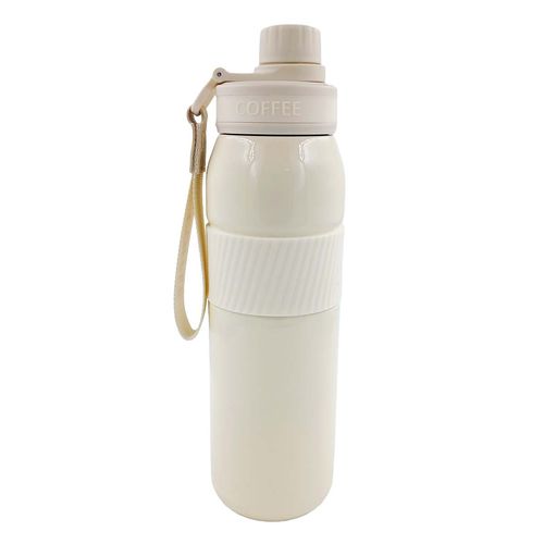 Garrafa Térmica C/ Alça 600ml em Aço Inox Golden Rio