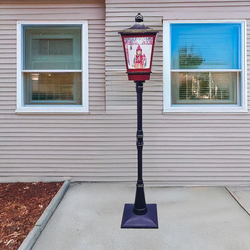 Poste Musical Natalino C/ LED 185x37,5cm em Plástico Rio Master