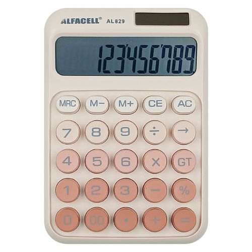 Calculadora de Mesa Color 12 Dígitos 16,2x11,4cm em Plástico Alfacell