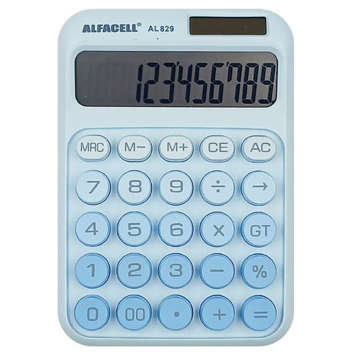 Calculadora de Mesa Color 12 Dígitos 16,2x11,4cm em Plástico Alfacell