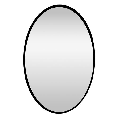 Espelho de Parede Oval Decorativo 59,5cm em Plástico Dcarte