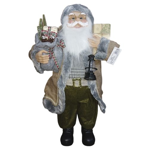 Papai Noel C/ Presentes 60cm em Poliéster Bela Flor