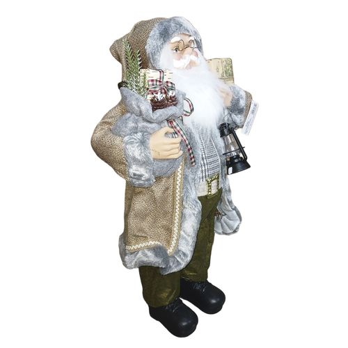 Papai Noel C/ Presentes 60cm em Poliéster Bela Flor