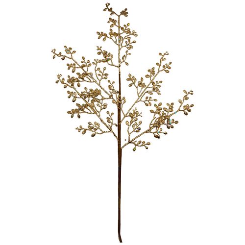 Galho Natalino Artificial C/ Glitter 70cm em Plástico Tokyo Design