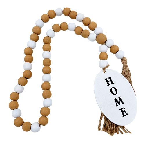 Colar de Mesa Home Decorativo 44cm em Madeira Interponte