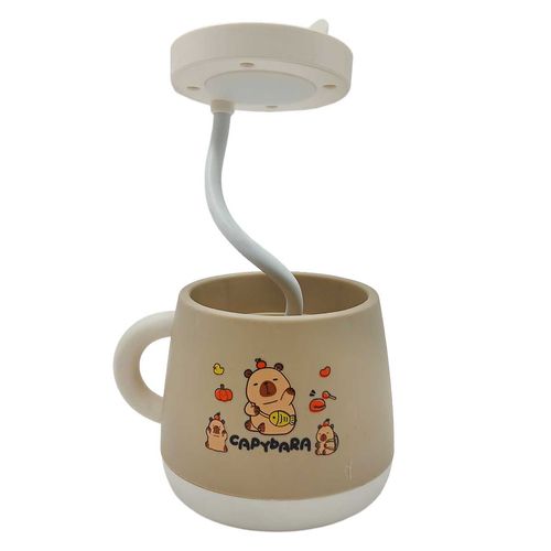 Mini Luminária Capivara Led 9x20,5cm em Plástico Y888