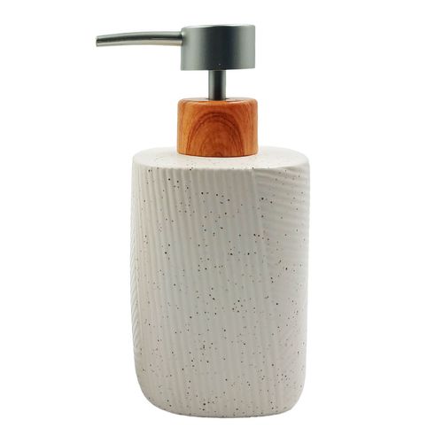 Kit Banheiro Relevo 2 Peças em Cerâmica Dcarte