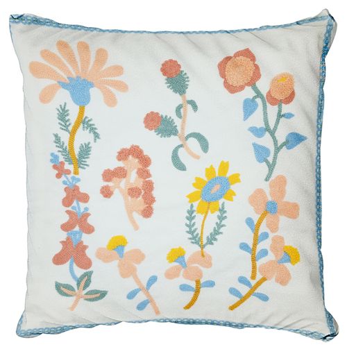 Capa P/ Almofada Bordado 43x43cm em Poliéster Livon