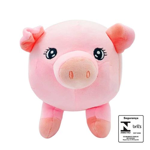 Animais de Pelúcia Fazenda 19,5cm em Poliéster BBR Toy's