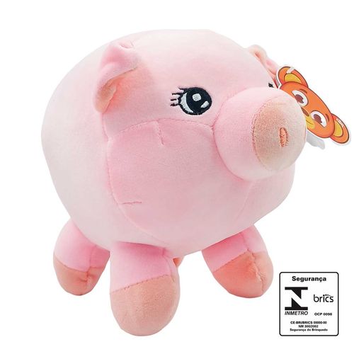 Animais de Pelúcia Fazenda 19,5cm em Poliéster BBR Toy's