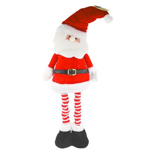 Boneco Natalino Perna Longa 48cm em Poliéster Wincy