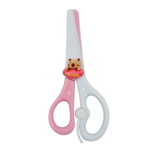 Tesoura Escolar Capivara 5" 13,5cm em Plástico Interponte