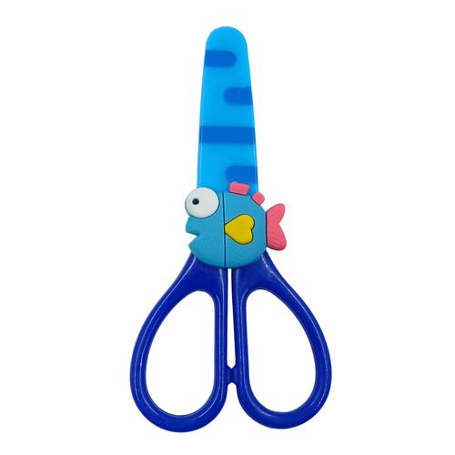 Tesoura Escolar 5" 12,5cm em Plástico Interponte