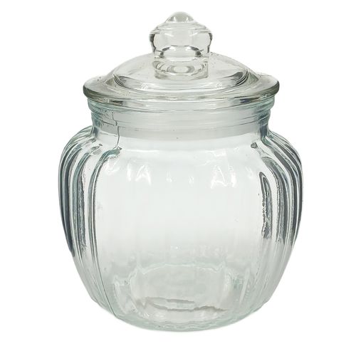 Pote C/ Tampa 650ml em Vidro Livon