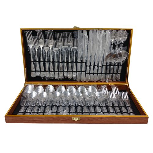 Jogo de Faqueiro Istambul 42 Peças em Aço Inox Kehome