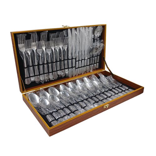 Jogo de Faqueiro Istambul 42 Peças em Aço Inox Kehome