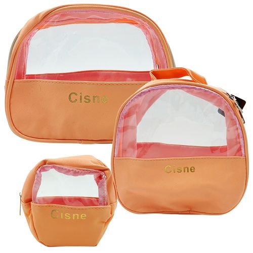 Kit Nécessaire 3 Peças em Poliéster Rubys