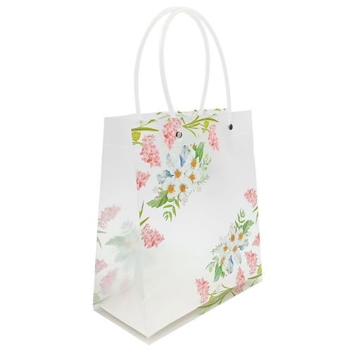 Sacola P/ Presente Floral 22x24cm em Plástico JML