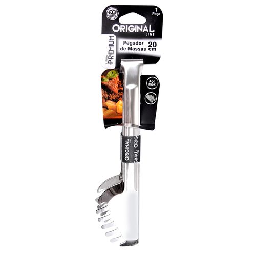 Pegador De Massas Premium 20cm em Aço Inox Original Line