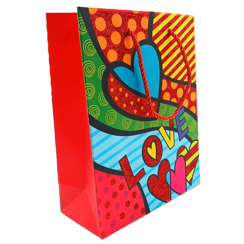 Sacola P/ Presente Love 18x23cm em Papel JML