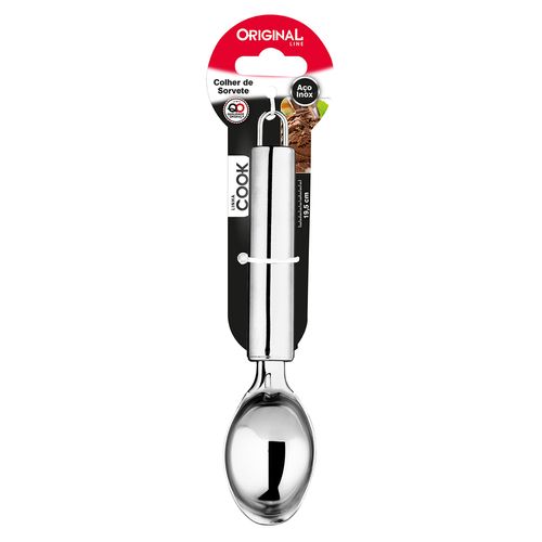 Colher P/ Sorvete Cook 19,5cm em Aço Inox Original Line