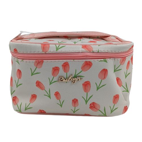 Nécessaire Flores 20x12cm em Poliéster Rubys