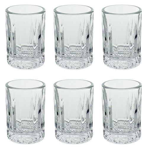 Jogo de Copo Shot Oslo 6 Peças 60ml em Vidro Freecom