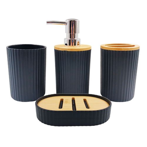 Kit Banheiro 4 Peças em Plástico Y888