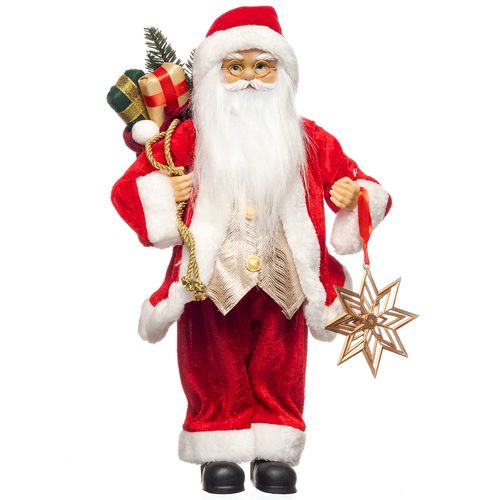 Papai Noel C/ Presentes 45cm em Poliéster Bela Flor